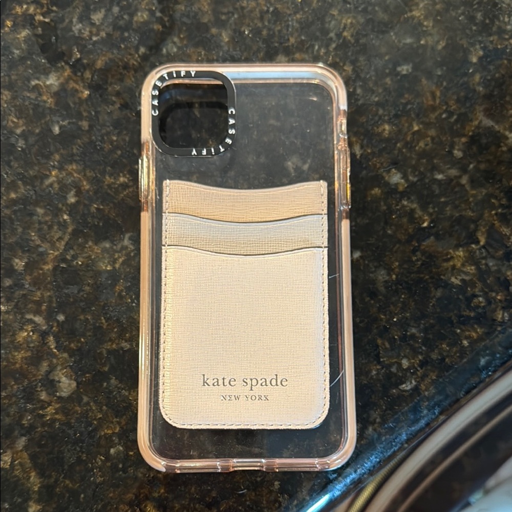 Casetify Phone Case with Kate Spade Card Holder